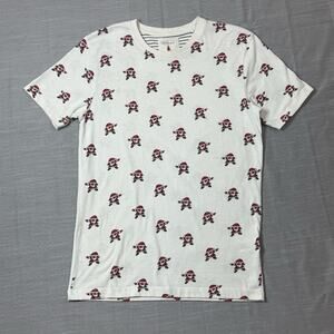 Cactus Man Boys Size 13/14 Holiday T Shirt Christmas Dabbing Santa Claus